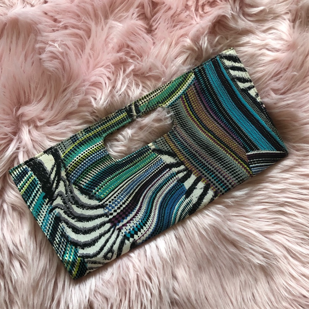 Multiple Colored/ Abstract Designed Clutch - image 2